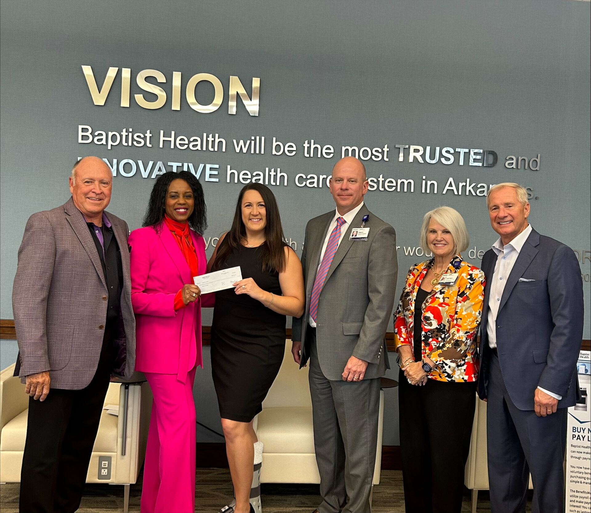 Benefits Me Provides Donation to Baptist Health Foundation